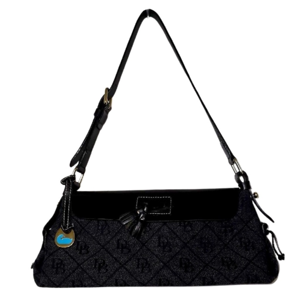 Authentic Vintage Dooney & Bourke Black Monogram Purse